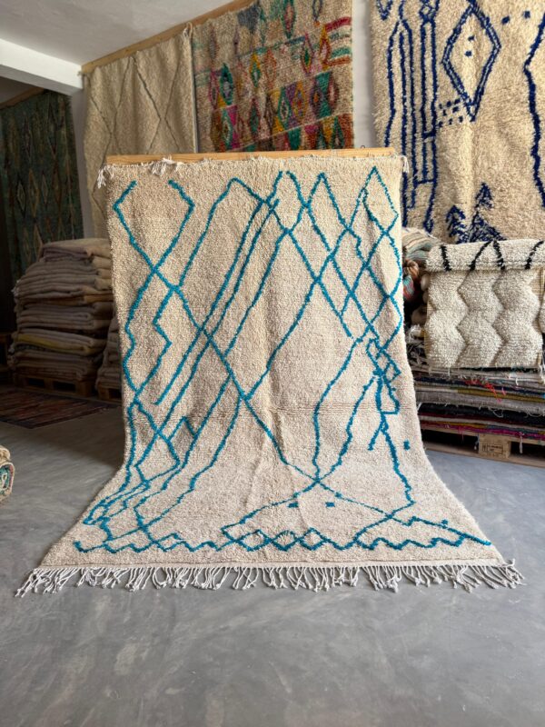 Blue Whisper – Handwoven Azilal Rug