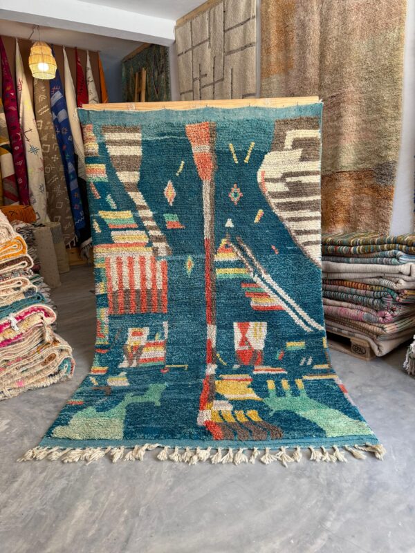 The Nomad Mirage – Handwoven Azilal Wool Rug