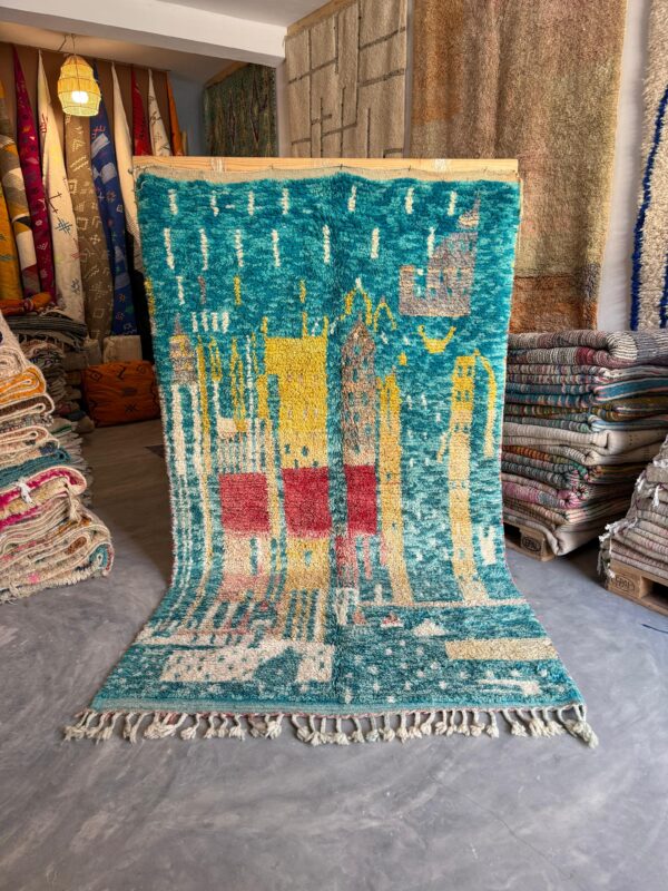 The City of Light – Handwoven Azilal Wool Rug
