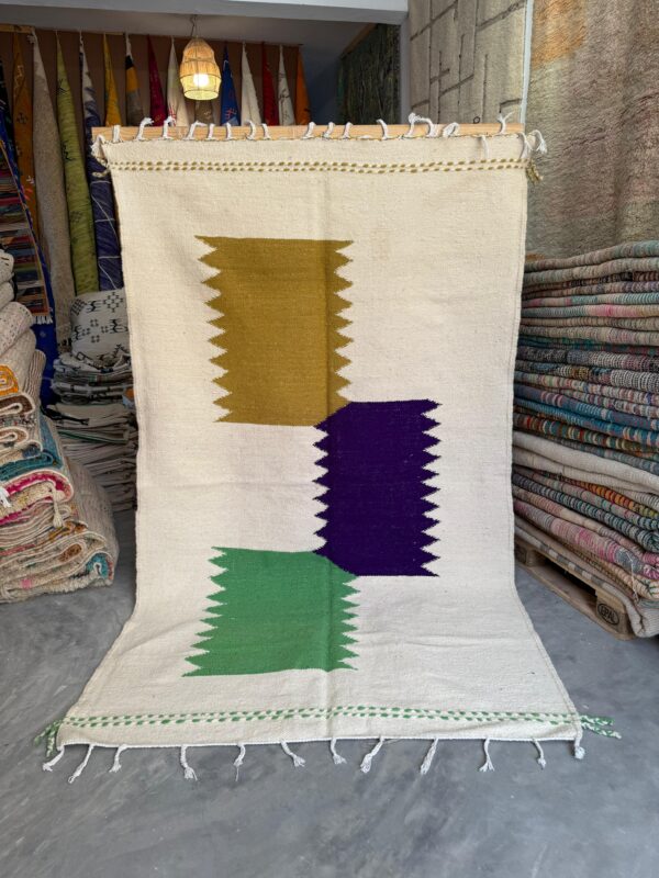 The Color Balance – Handwoven Moroccan Kilim Rug