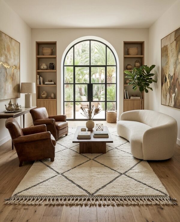Handmade Moroccan rug