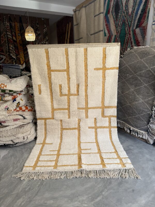Handwoven Beni Ourain Wool Rug