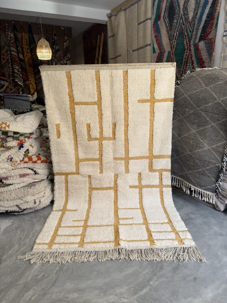 Handwoven Beni Ourain Wool Rug