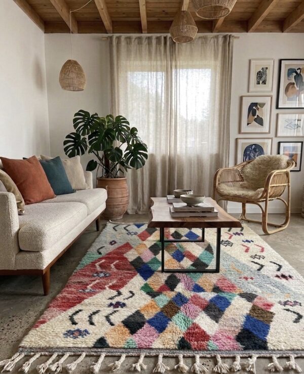 Handmade Moroccan rug