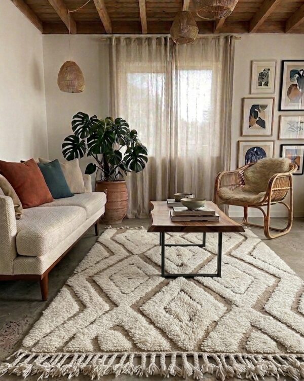 Moroccan Beni Ourain Rug