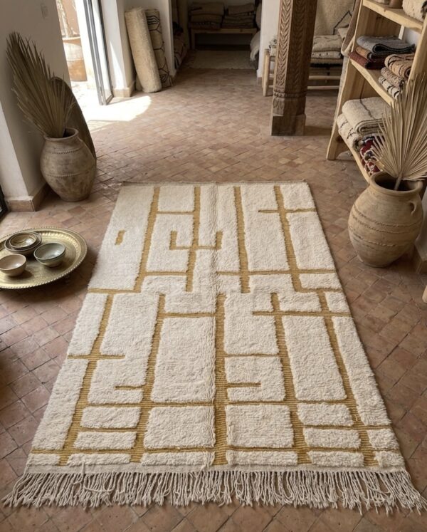 Handwoven Beni Ourain Wool Rug