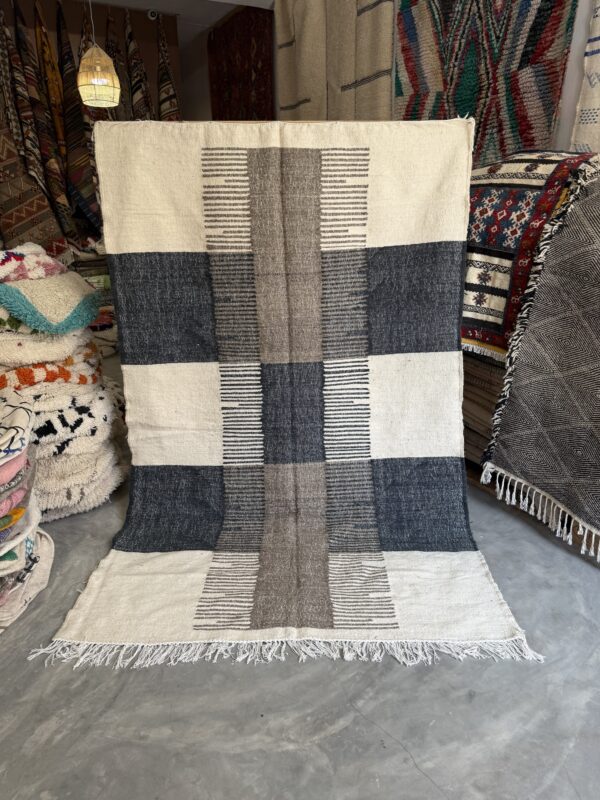 The Urban Balance – Handwoven Moroccan Kilim Rug