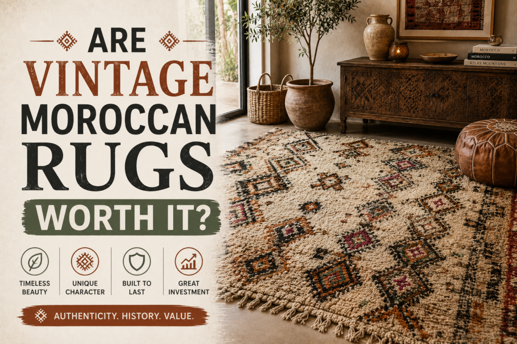 Are Vintage Moroccan Rugs Worth It? Everything You Need to Know Before You Buy a Moroccan Rug