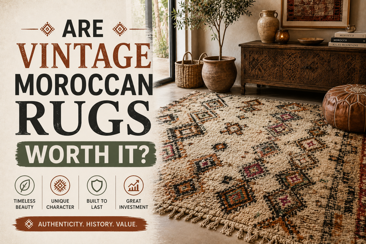 Are Vintage Moroccan Rugs Worth It