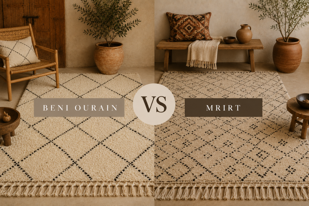 Beni Ourain vs Mrirt Rugs: Which Moroccan Rug Is Right for Your Home?