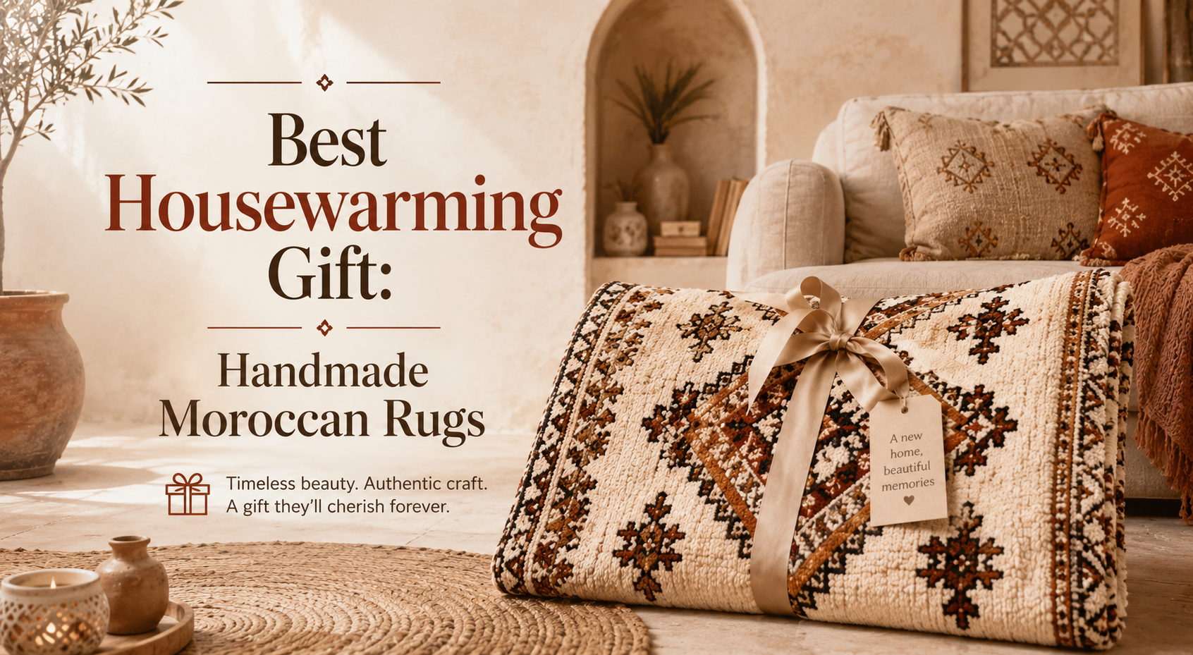 handmade moroccan rug gift