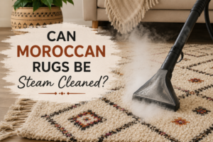 can moroccan rugs be steam cleaned