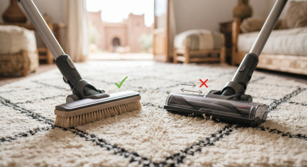 Vacuum a Moroccan Rug