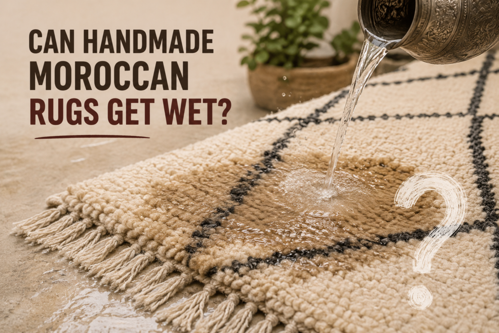Can Handmade Moroccan Rugs Get Wet? Everything You Need to Know About Marrakech Rugs