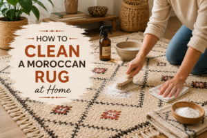 How to Clean a Moroccan Rug at Home