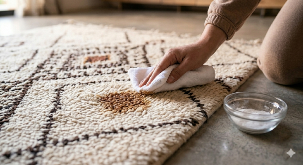 handmade moroccan rug