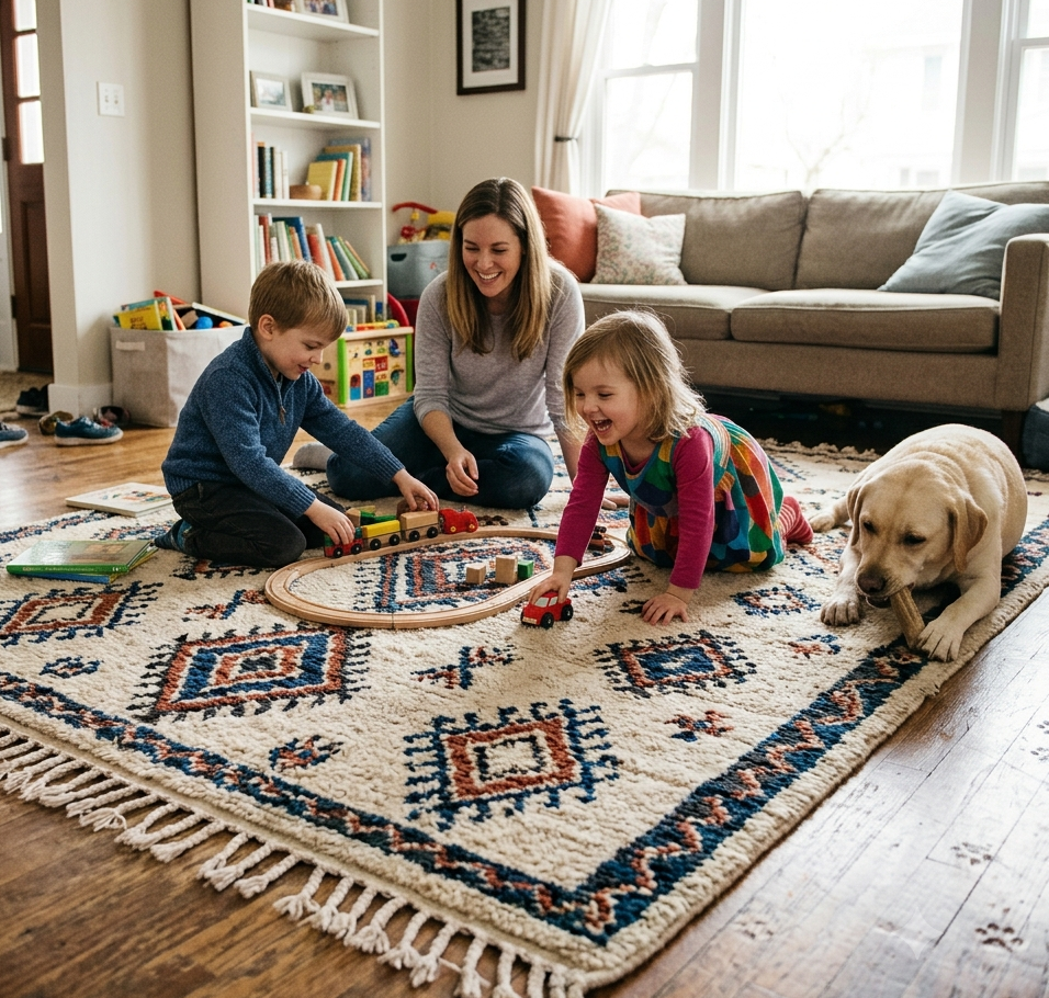 handmade moroccan rug