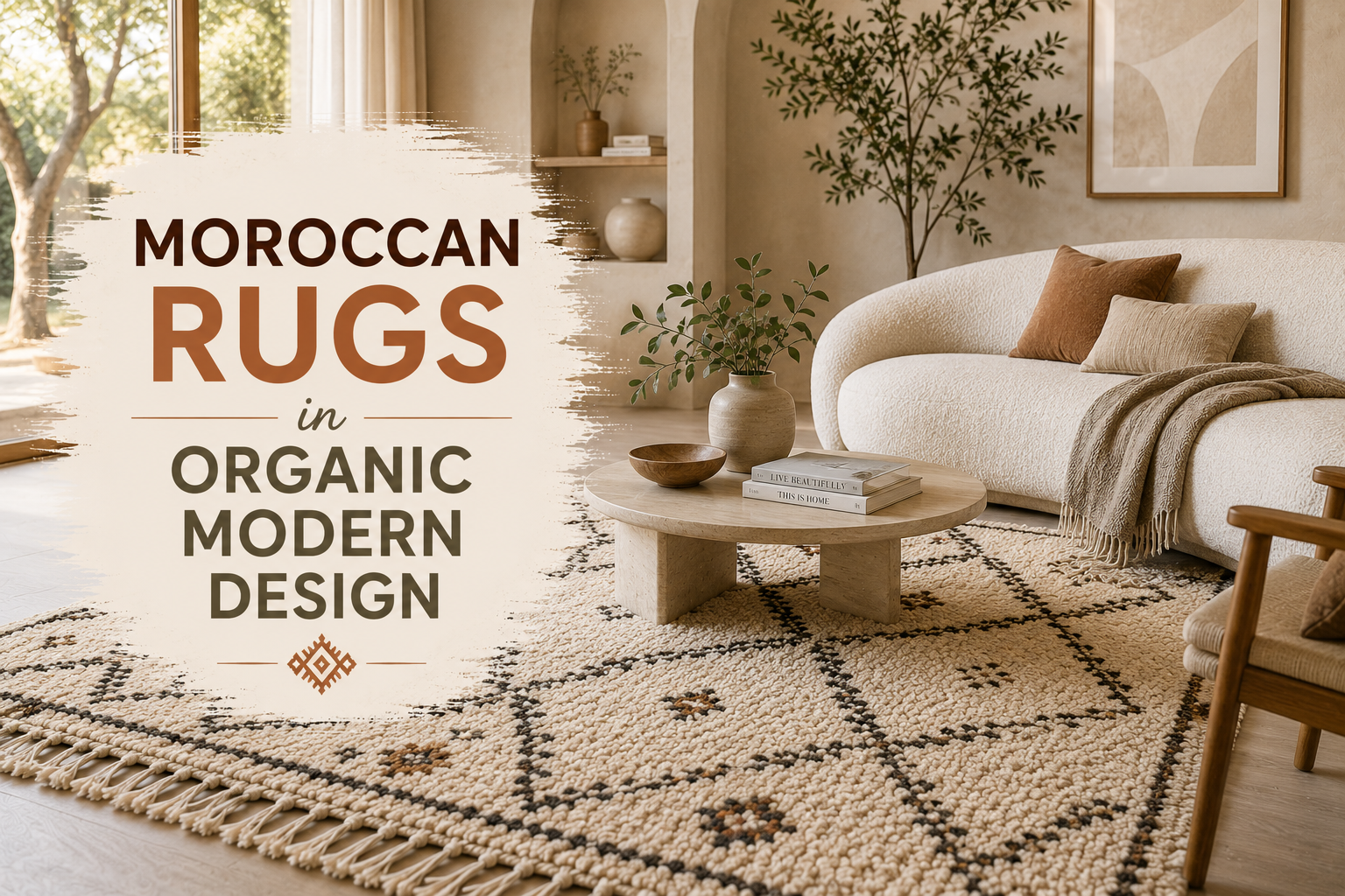 Moroccan Rugs in Organic Modern Design
