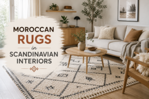 Moroccan Rugs in Scandinavian Interiors