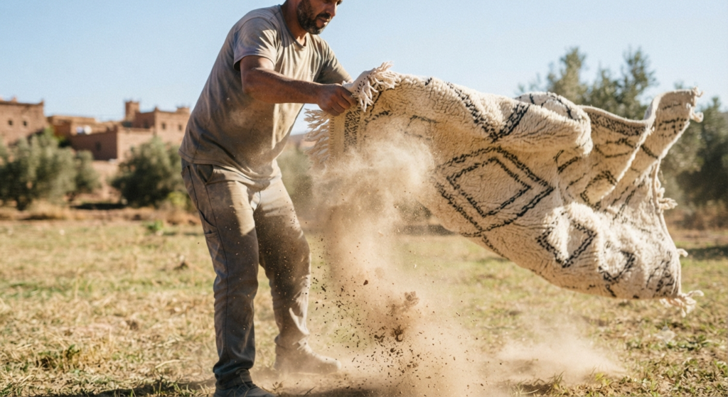 Vacuum a Moroccan Rug